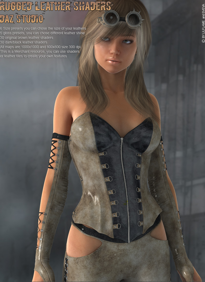 Rugged Leather Shaders DS by N/A