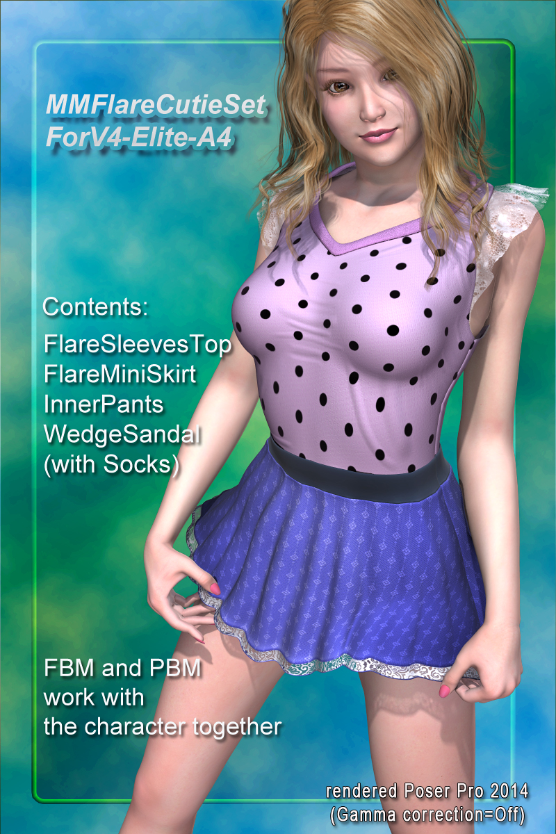 MMFlareCutieSetForV4-Elite-A4 by N/A