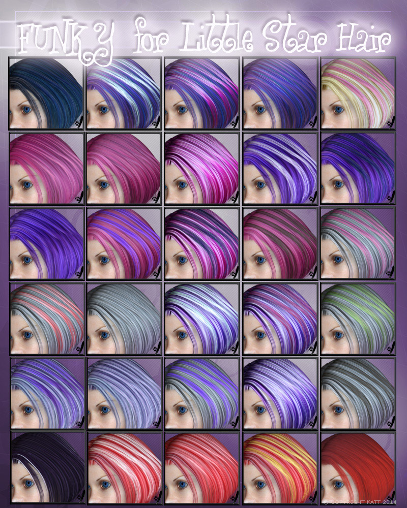 FUNKY for LittleStar Hair by N/A