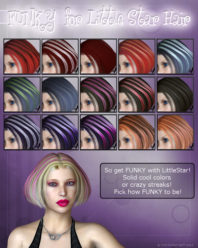 FUNKY for LittleStar Hair by N/A