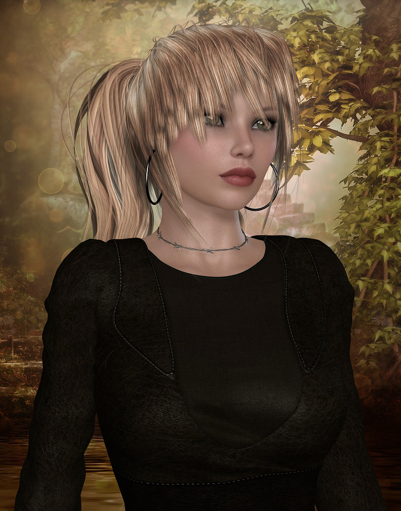 Anime Ponytail Hair V4,Dawn,M4 and Gen2 by N/A