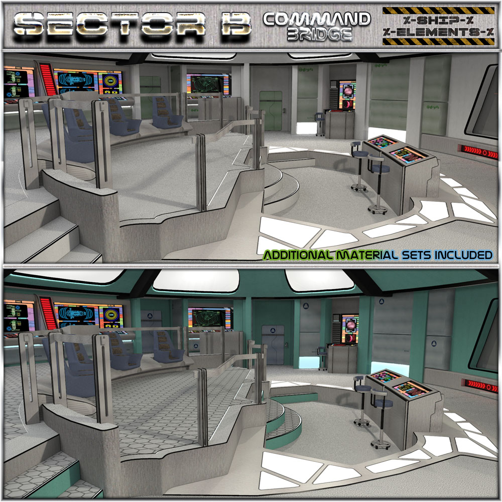 Ship Elements B5: Command Bridge by N/A