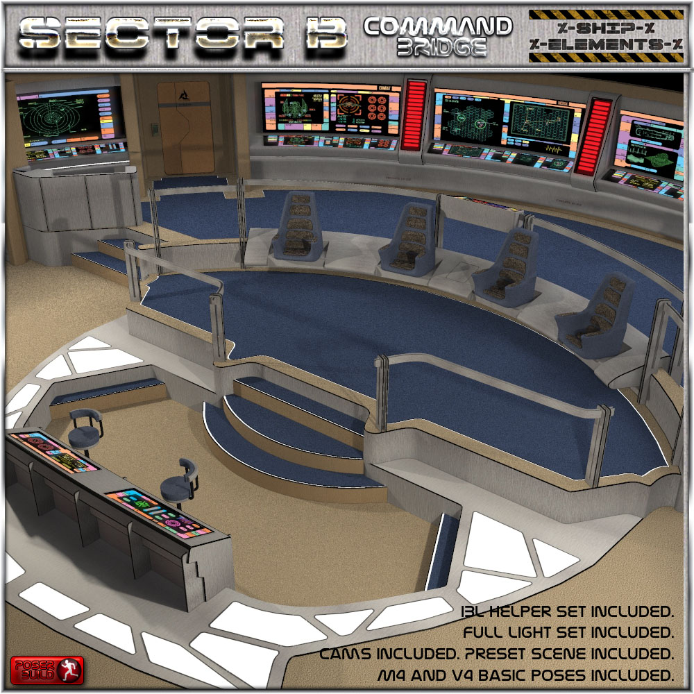 Ship Elements B5: Command Bridge by N/A
