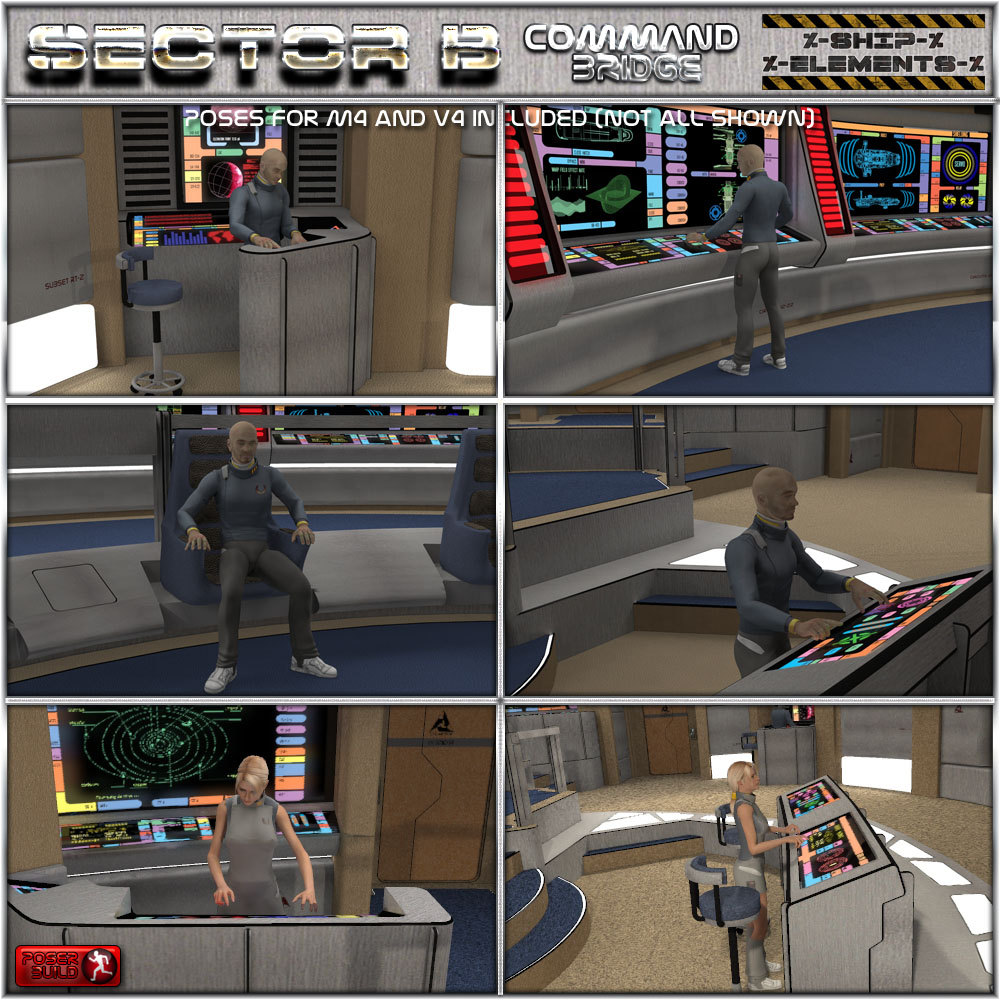 Ship Elements B5: Command Bridge by N/A