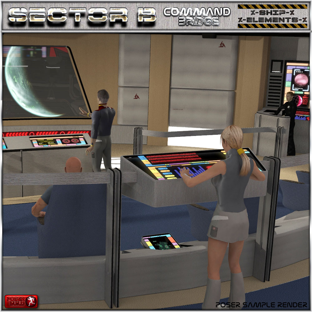 Ship Elements B5: Command Bridge by N/A