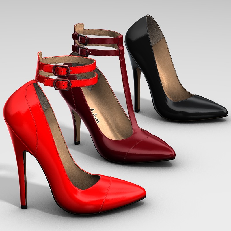 Ankle Strap Pumps by N/A