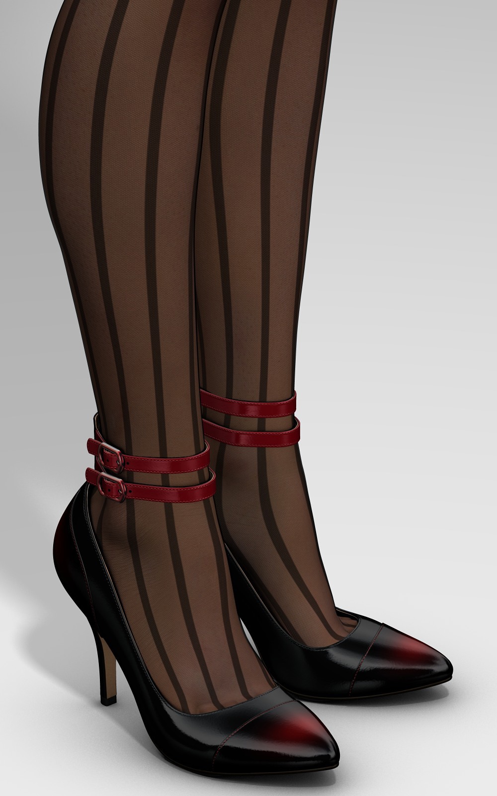 Ankle Strap Pumps by N/A