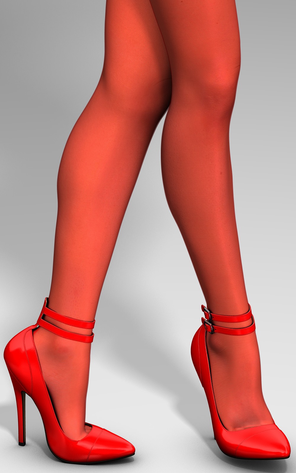 Ankle Strap Pumps by N/A
