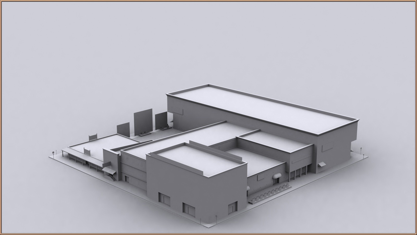 Movie Sets, Low Poly 08 by N/A