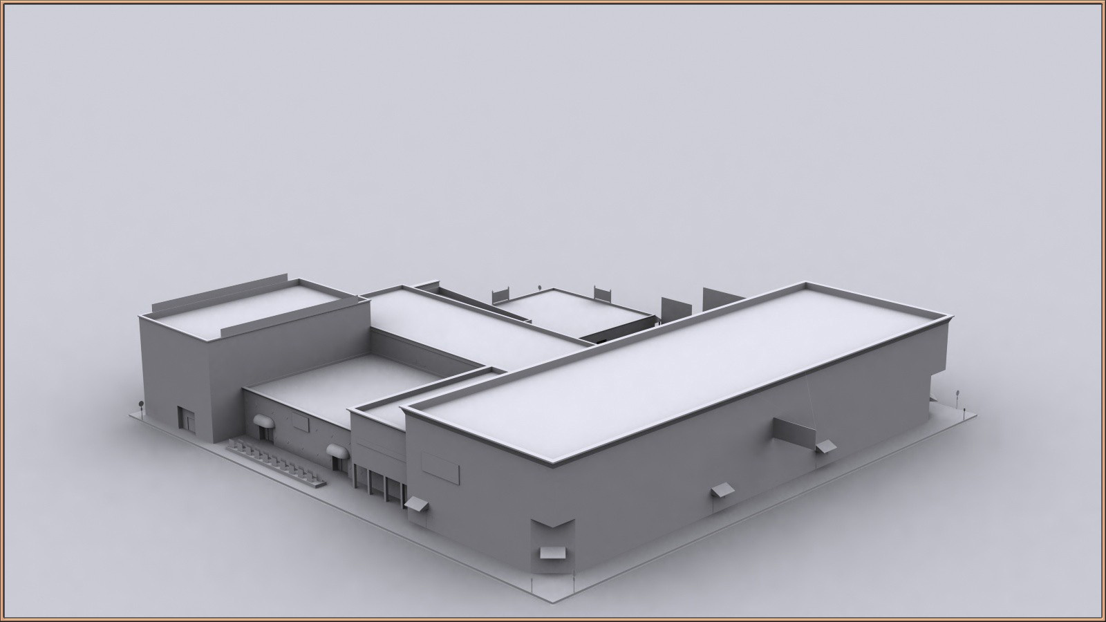 Movie Sets, Low Poly 08 by N/A