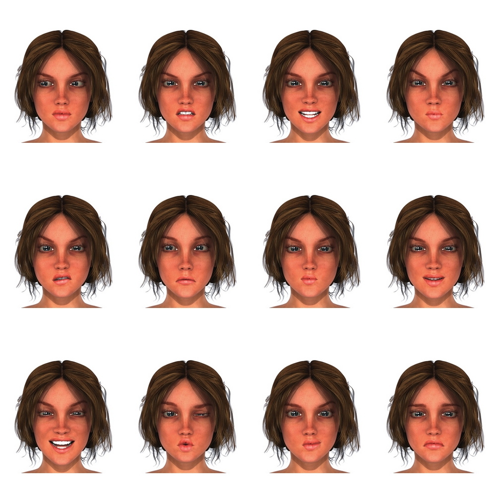 Girl Faces for Josie 6 / G2F by N/A