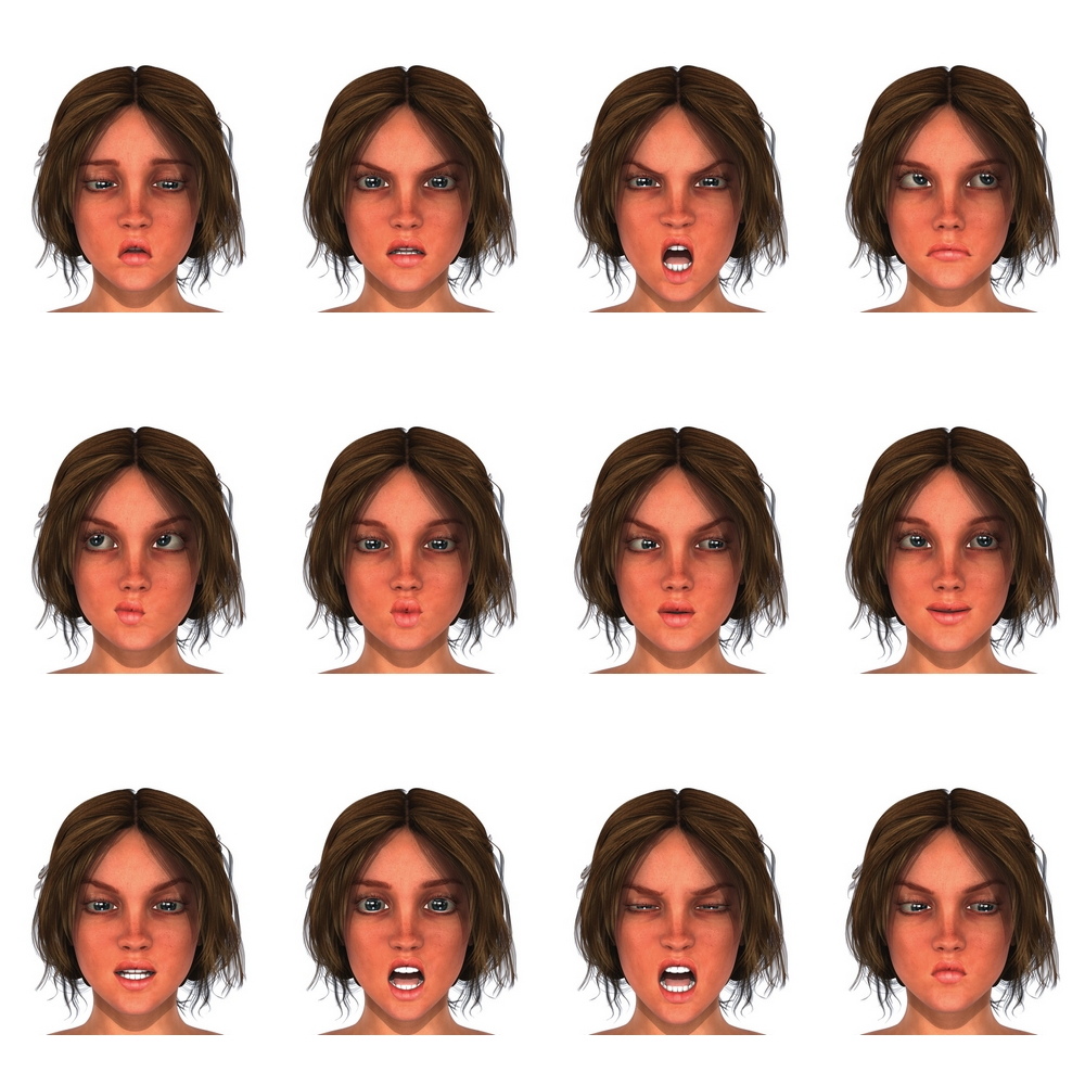 Girl Faces for Josie 6 / G2F by N/A