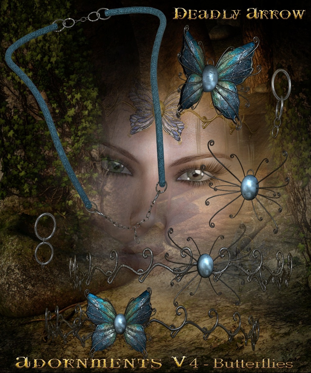 Deadly Arrow Adornments - Butterflies by N/A