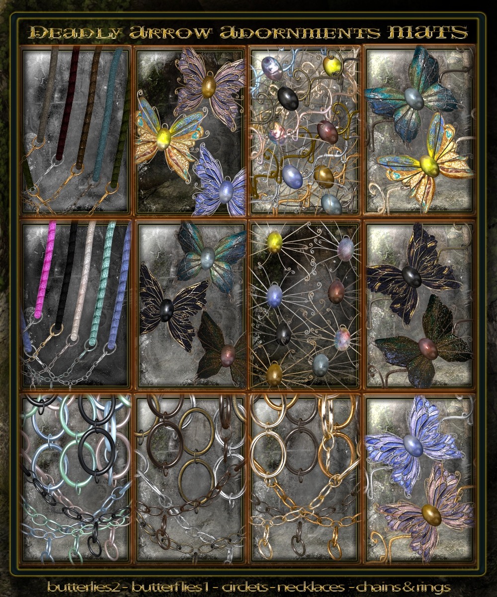 Deadly Arrow Adornments - Butterflies by N/A