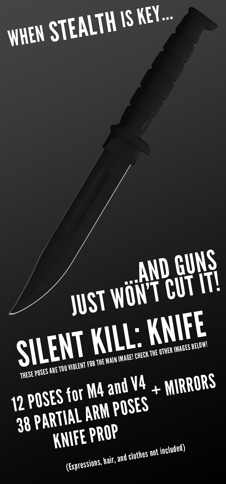 Silent Kill:Knife Poses by N/A