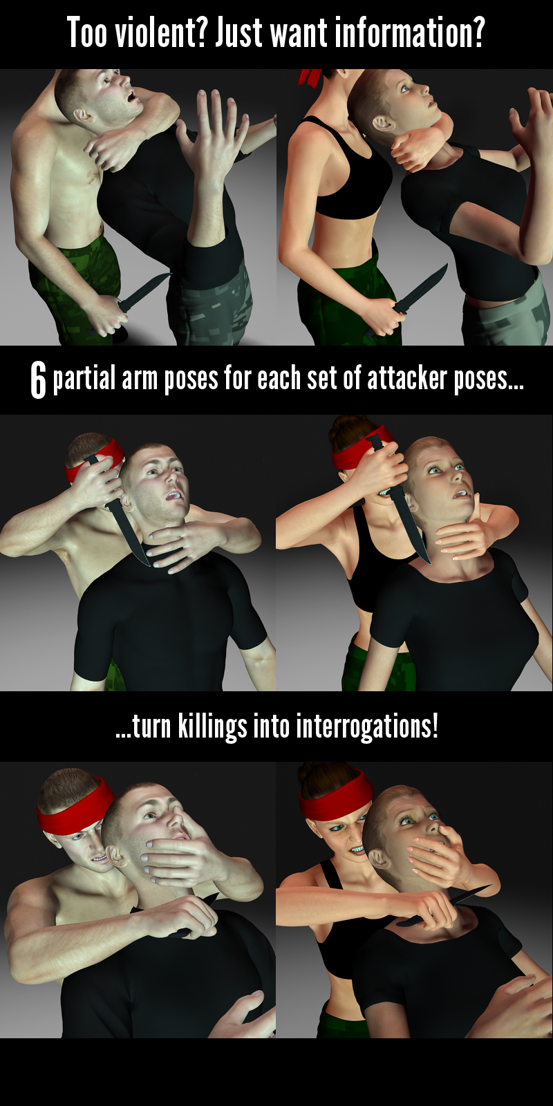 Silent Kill:Knife Poses by N/A