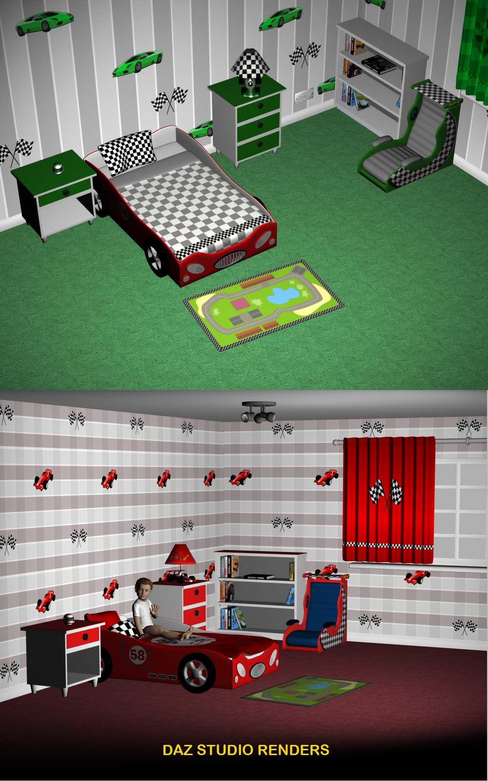 Bedroom Boy Racer by N/A
