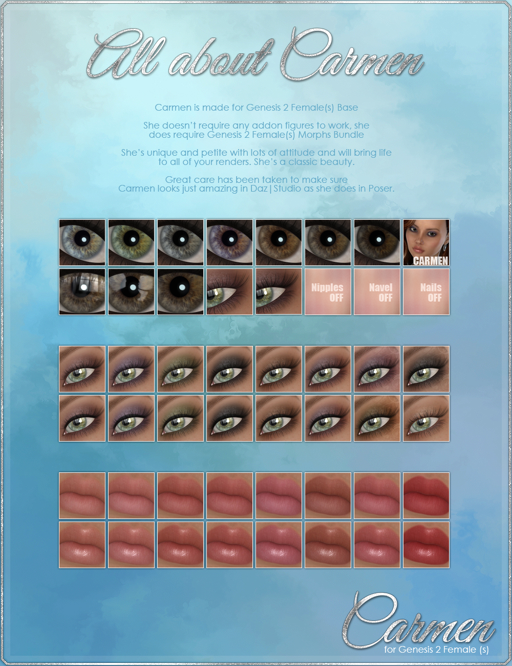 Sabby-Carmen for Genesis 2 Female(s) by N/A