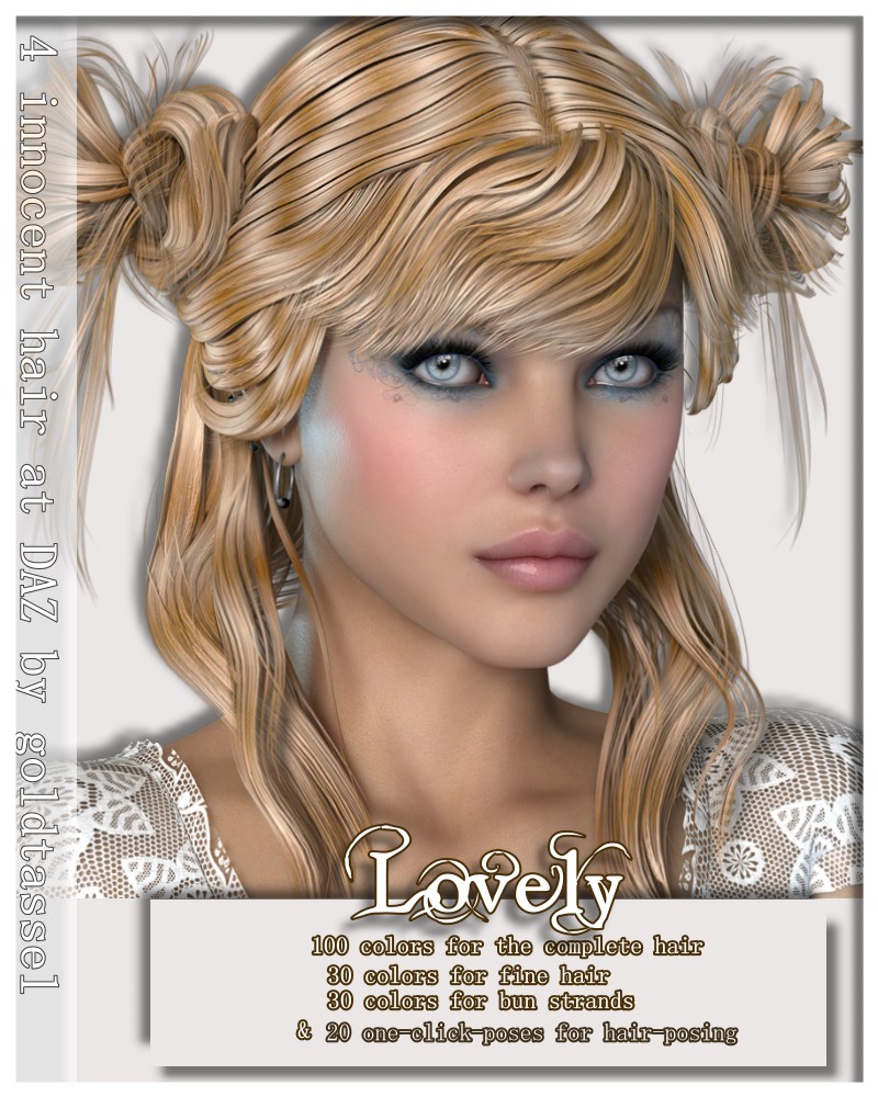 AM: Lovely for INNOCNET-Hair- Textures, Poses and Accessoirstyle by N/A