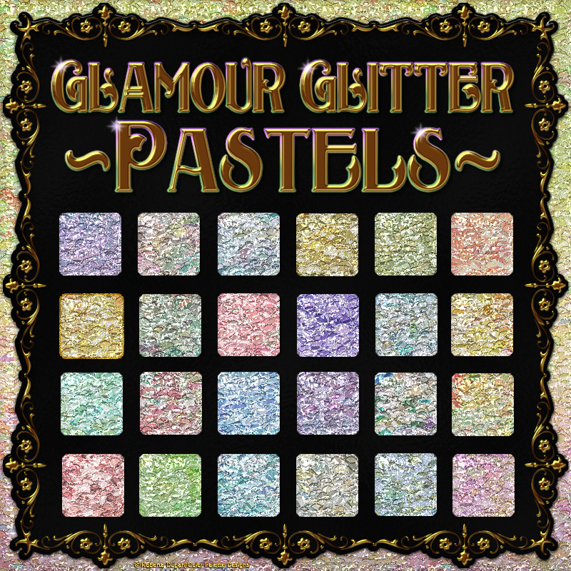 BLING! GLAMOUR GLITTER-PASTELS by N/A