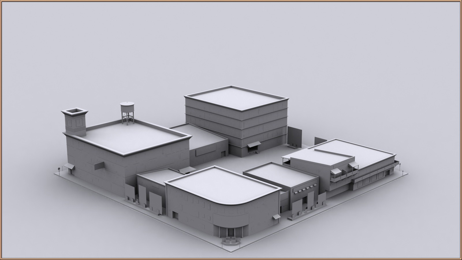 Movie Sets, Low Poly 09 by N/A