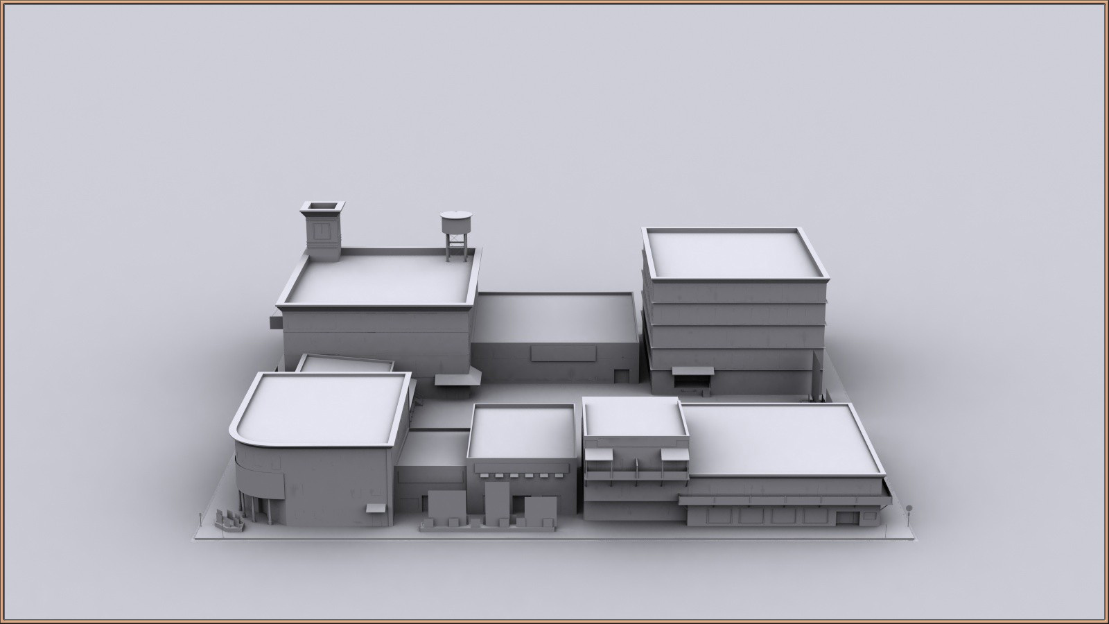 Movie Sets, Low Poly 09 by N/A