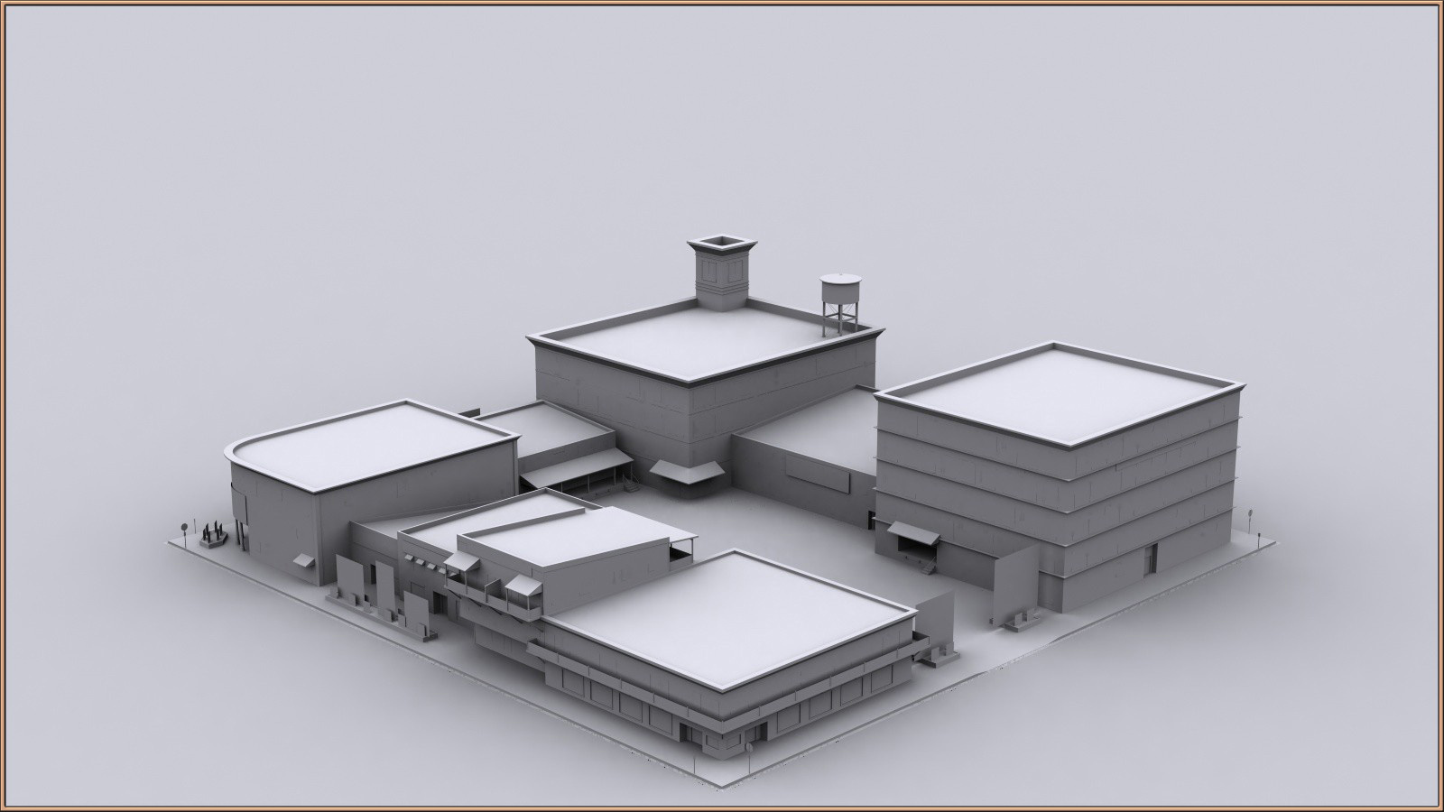 Movie Sets, Low Poly 09 by N/A