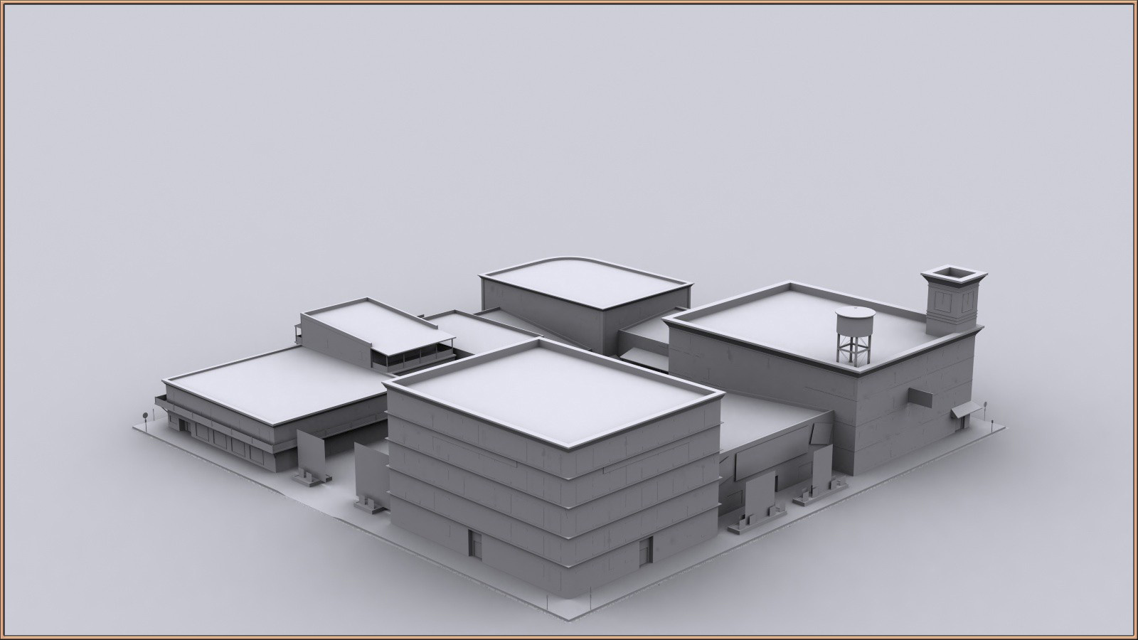 Movie Sets, Low Poly 09 by N/A