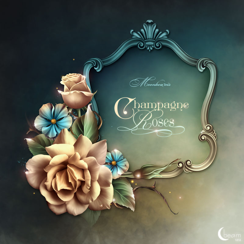 Moonbeam's Champagne Roses by N/A