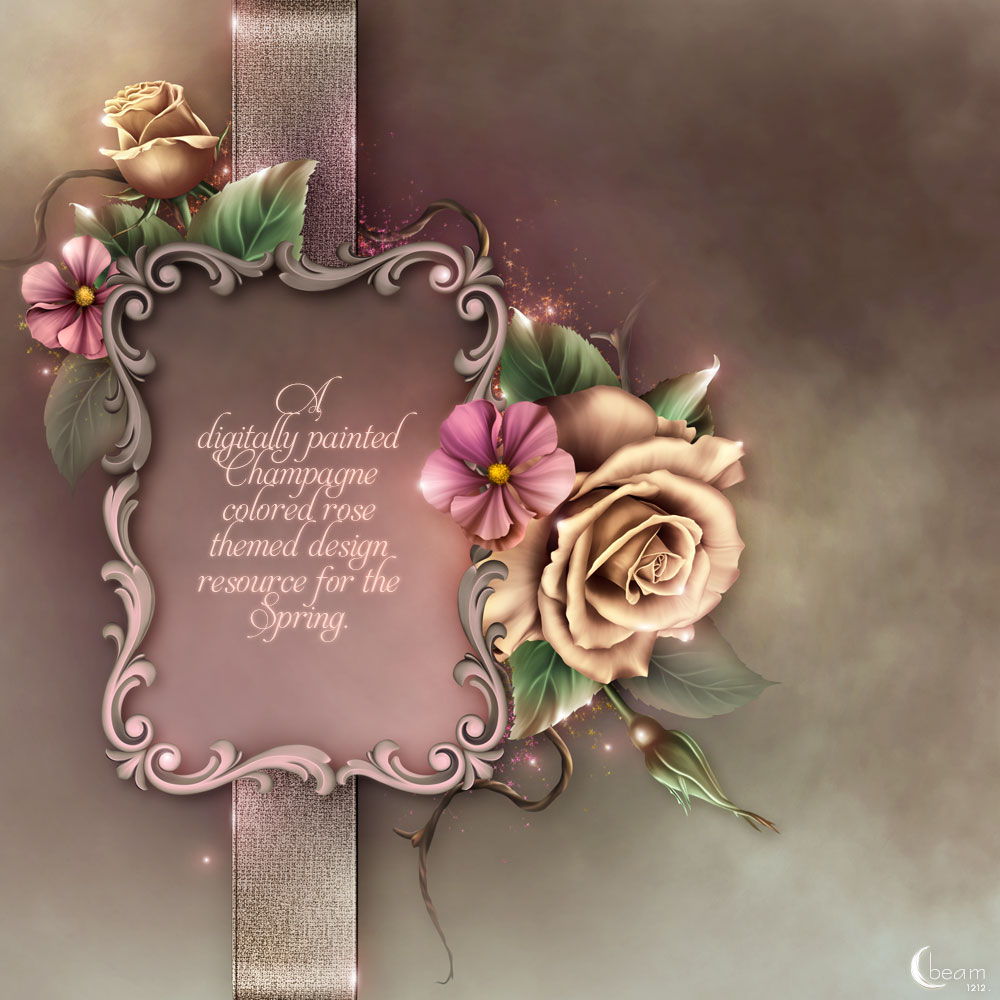 Moonbeam's Champagne Roses by N/A