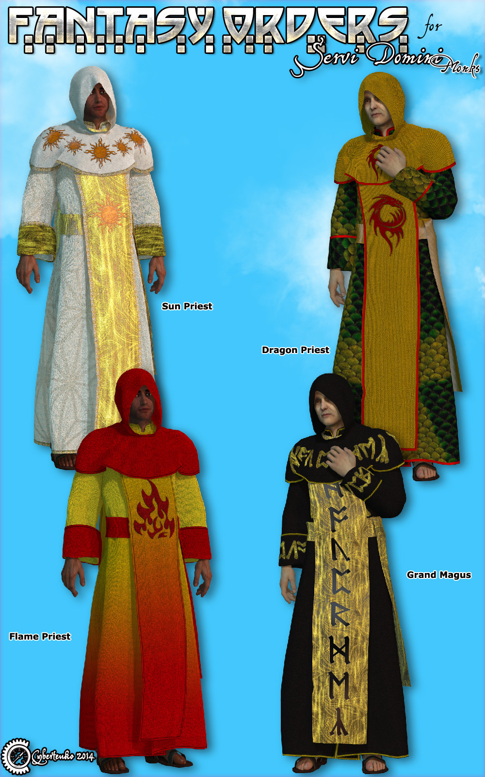 Fantasy Orders for Servi Domini - Monks by N/A