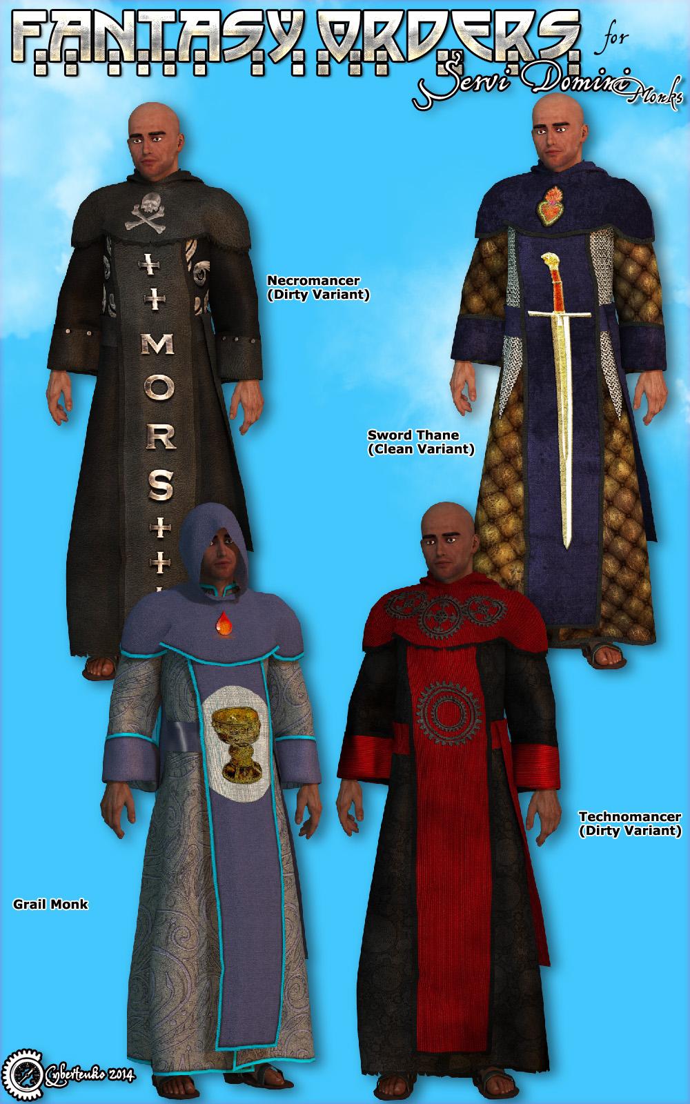 Fantasy Orders for Servi Domini - Monks by N/A