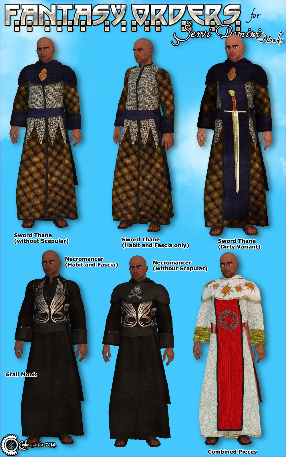 Fantasy Orders for Servi Domini - Monks by N/A