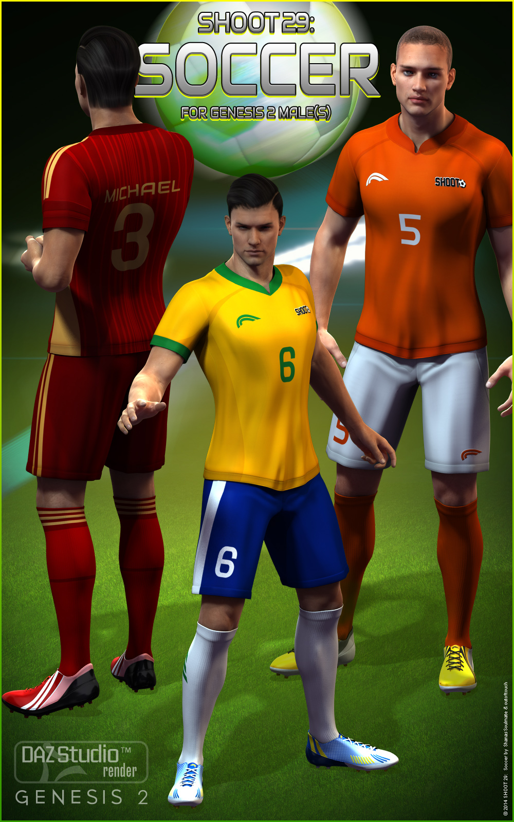 SHOOT 29: Soccer for Genesis 2 Male(s) by N/A