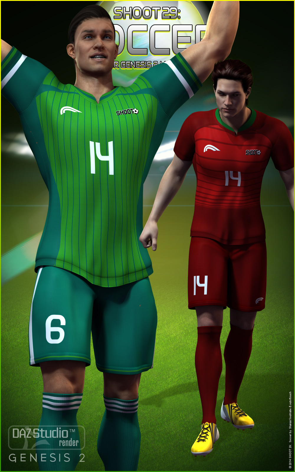 SHOOT 29: Soccer for Genesis 2 Male(s) by N/A