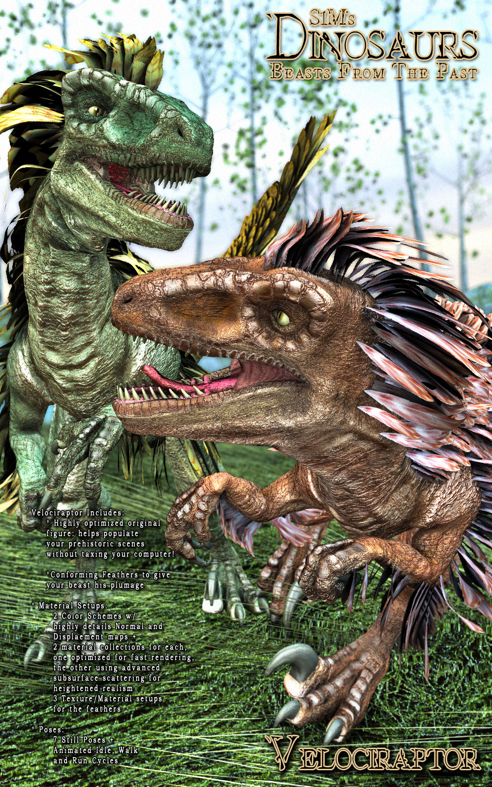 S1M Dinosaurs: Velociraptor by N/A
