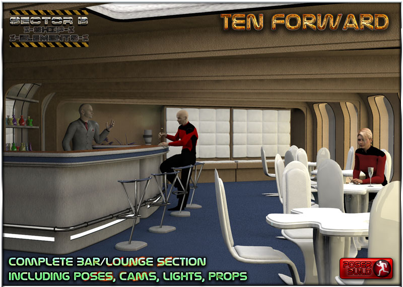 Ship Elements B7: Ten Forward Lounge by N/A