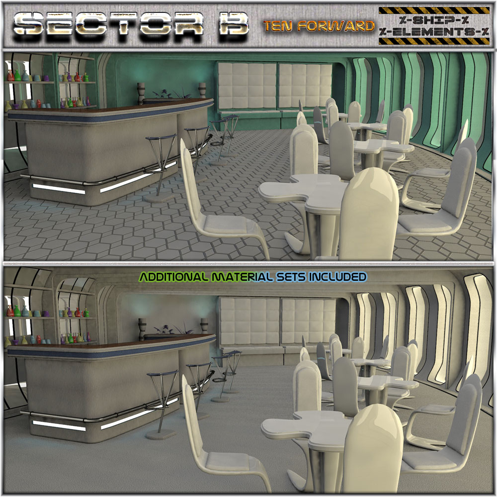 Ship Elements B7: Ten Forward Lounge by N/A