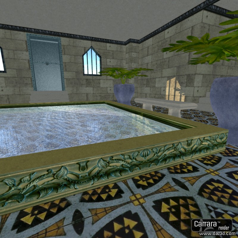 Bathroom of the Palace Carrara by N/A