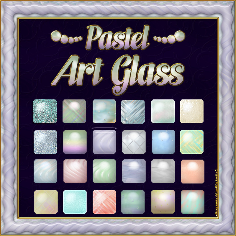 Pastel Art Glass Layer Styles by N/A