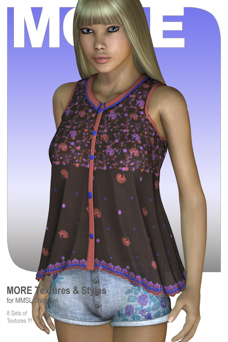 MORE Textures & Styles for MMSL ShirtsSet by N/A
