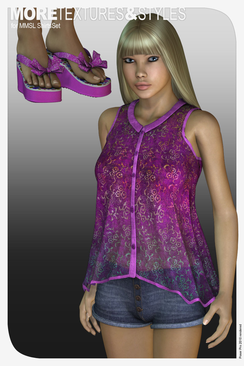 MORE Textures & Styles for MMSL ShirtsSet by N/A
