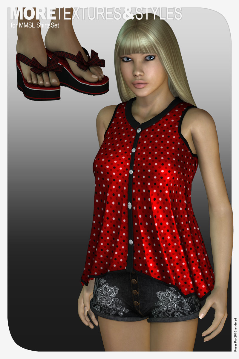 MORE Textures & Styles for MMSL ShirtsSet by N/A