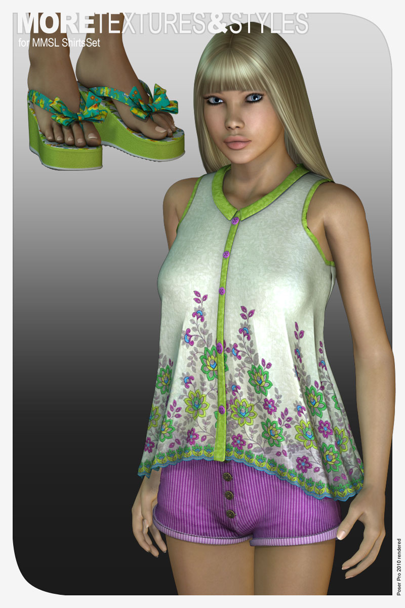 MORE Textures & Styles for MMSL ShirtsSet by N/A