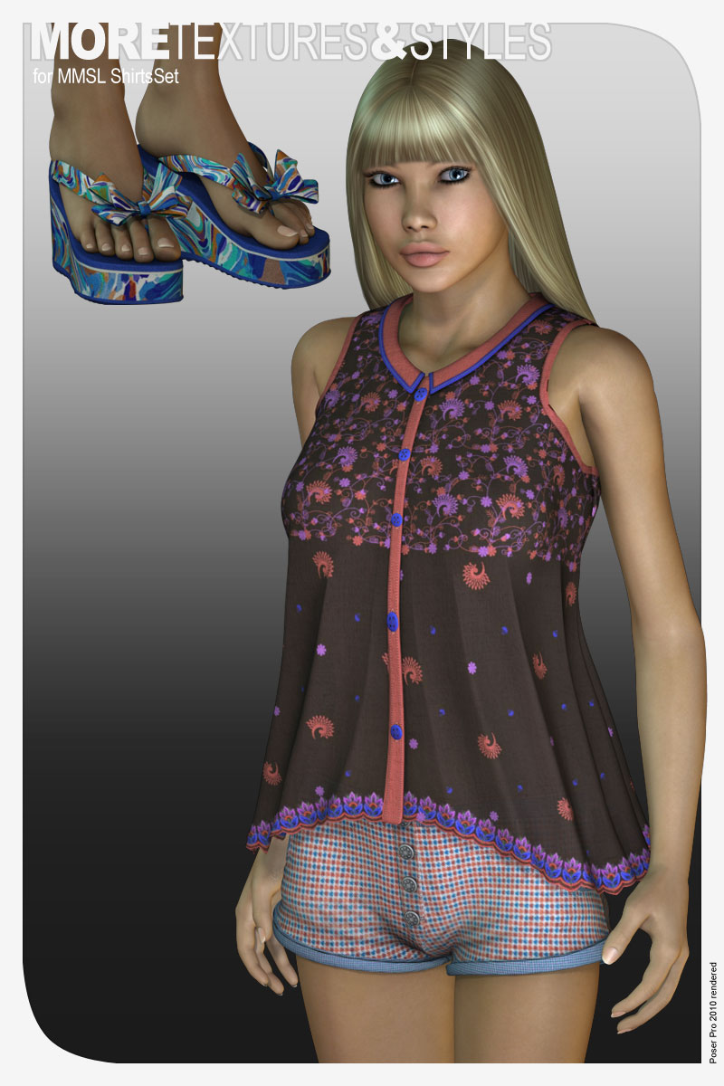 MORE Textures & Styles for MMSL ShirtsSet by N/A