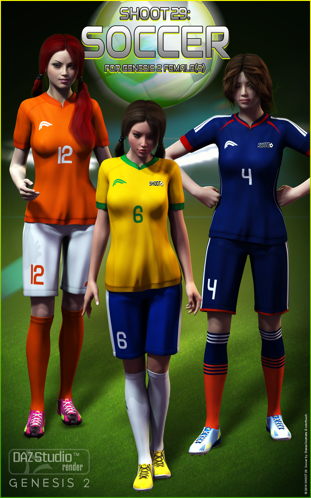 SHOOT 29: Soccer for Genesis 2 Female(s) by N/A