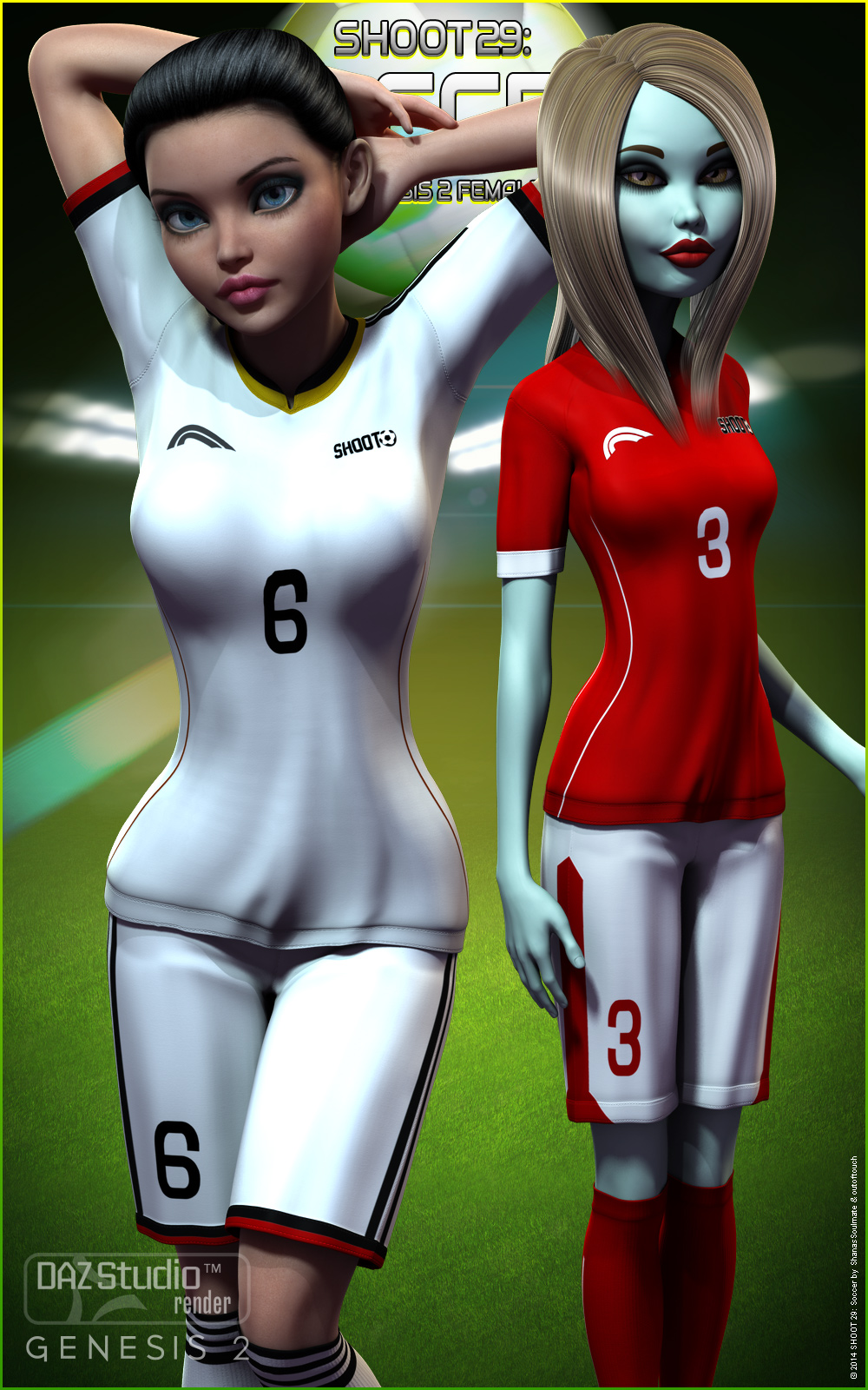 SHOOT 29: Soccer for Genesis 2 Female(s) by N/A