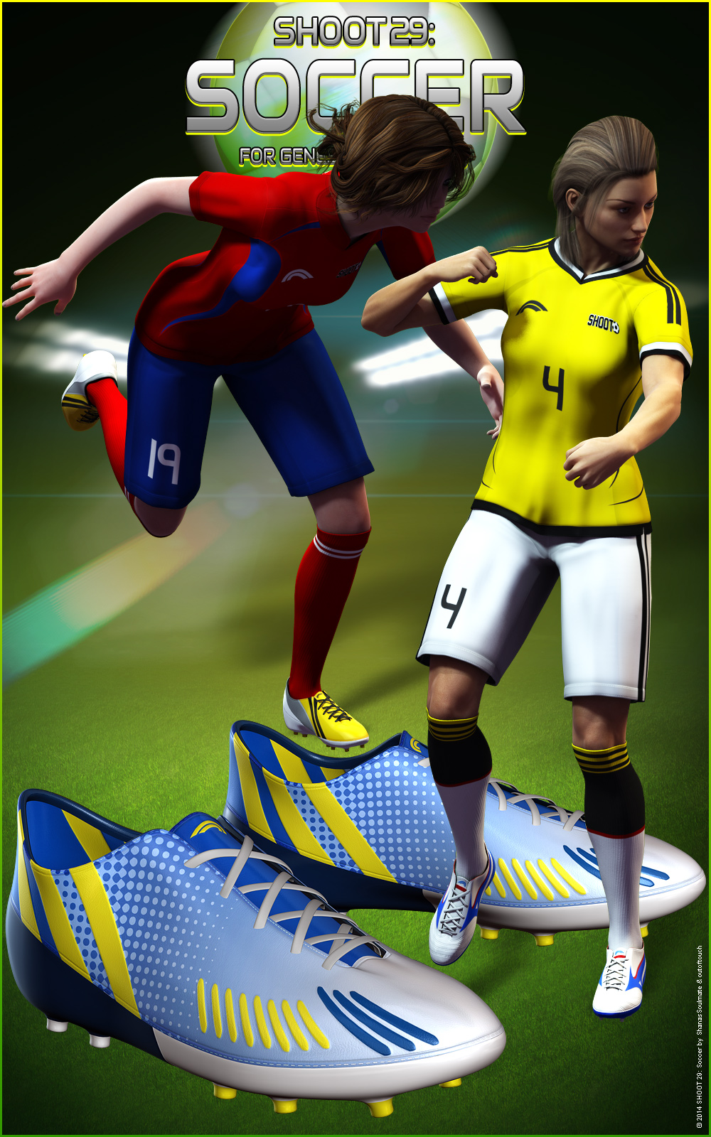 SHOOT 29: Soccer for Genesis 2 Female(s) by N/A