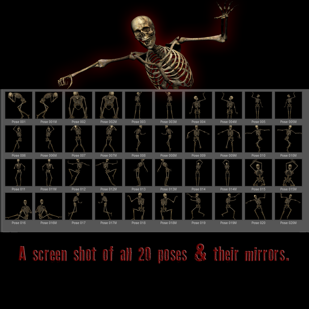 FB Old Bones Poses For M4 by N/A