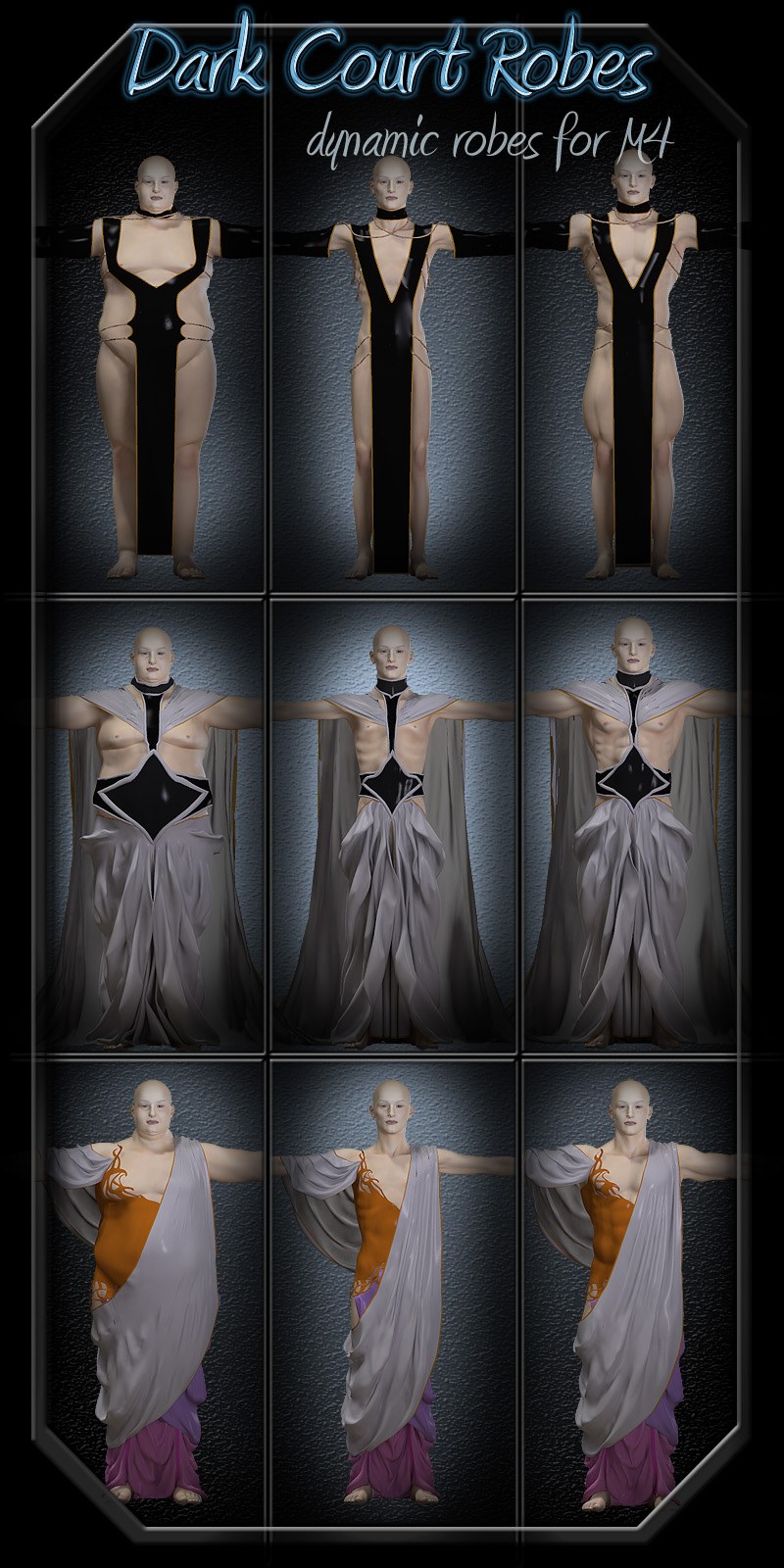 Dark Court Robes M4 by N/A